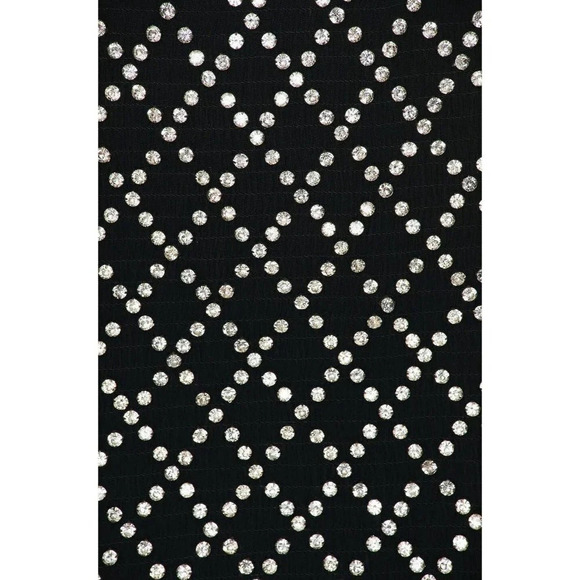 RETROFETE Felicity Dress Skirt in Black & Silver Gold Large New Womens Mini - Picture 5 of 17